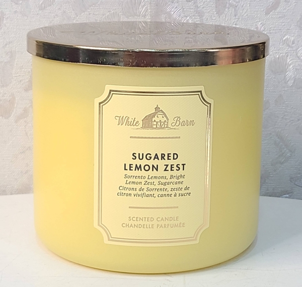 White Barn Sugared Lemon Zest Candle