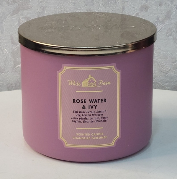 White Barn Rose Water & Ivy Candle