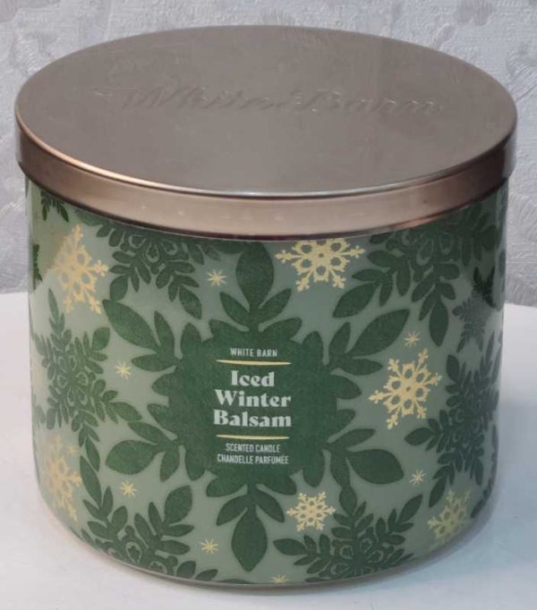 White Barn Iced Winter Balsam Candle