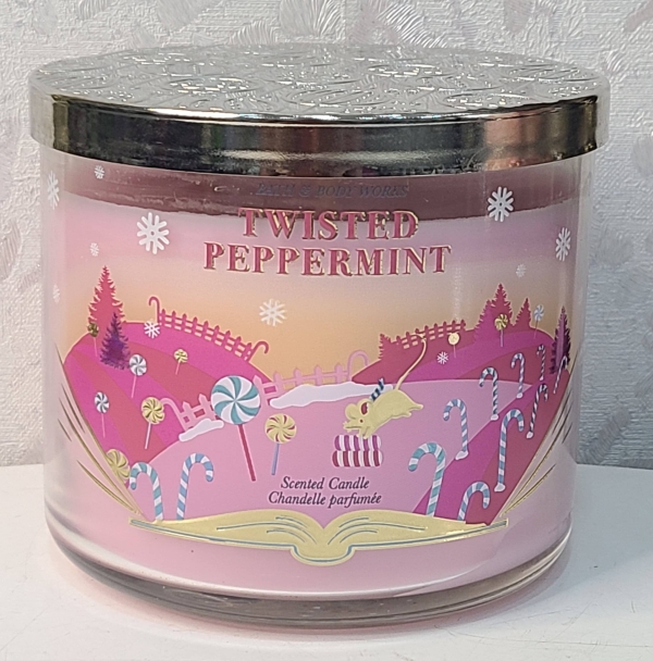 Bath & Body Works Twisted Peppermint Candle