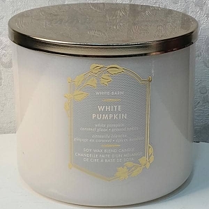 White Barn White Pumpkin Candle