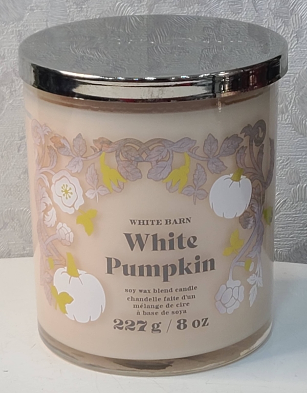 White Barn White Pumpkin Candle